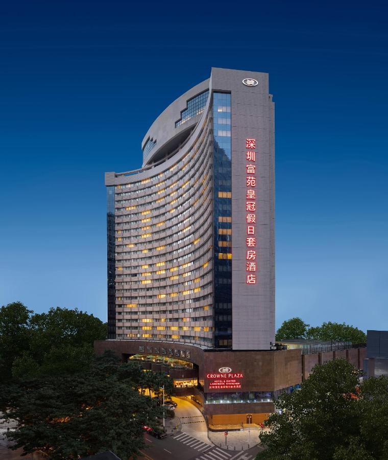 Crowne Plaza Hotel & Suites Landmark Shenzhen By Ihg - Nearby Luohu Border, Indoor Heated Swimming Pool, Complimentary Welcome Drink المظهر الخارجي الصورة