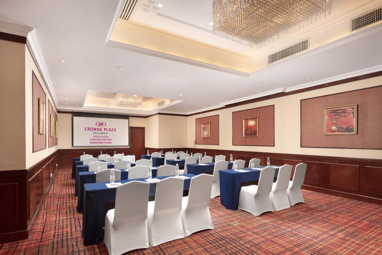 Crowne Plaza Hotel & Suites Landmark Shenzhen By Ihg - Nearby Luohu Border, Indoor Heated Swimming Pool, Complimentary Welcome Drink المظهر الخارجي الصورة